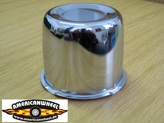 Nabenkappe Stahl-Chrom 83mm Durchmesser