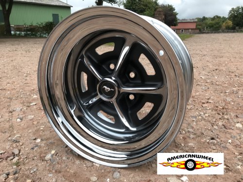 4er Set  Magnum 500 Stahlfelgen 15x7 für Mustang, Chrysler ,Mopar